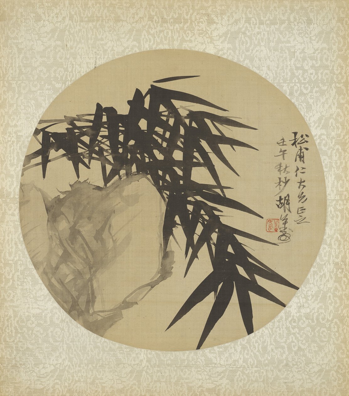 Uma das dezesseis folhas do álbum, 1882 de Hu Gongshou
