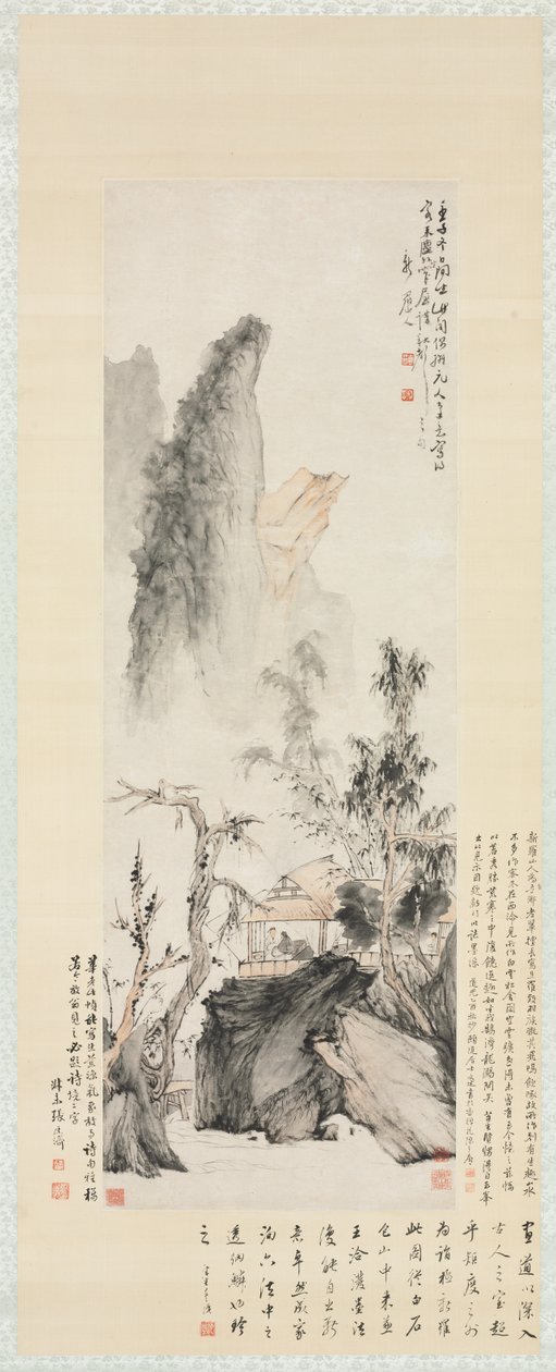 Conversa no outono de 1732. de Hua Yan