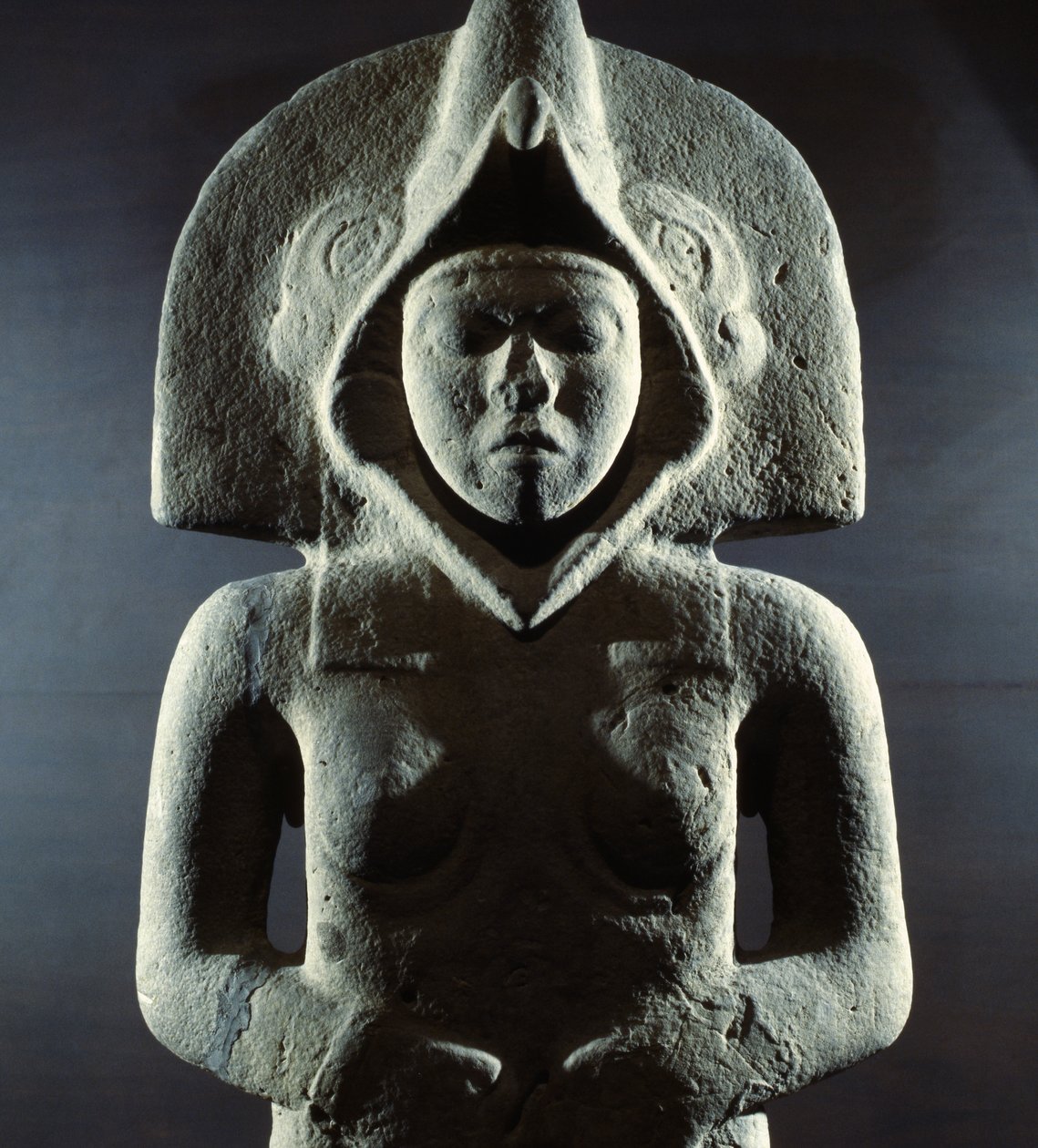 Escultura da deusa da fertilidade, de Tepetzintla, México de Huaxtec