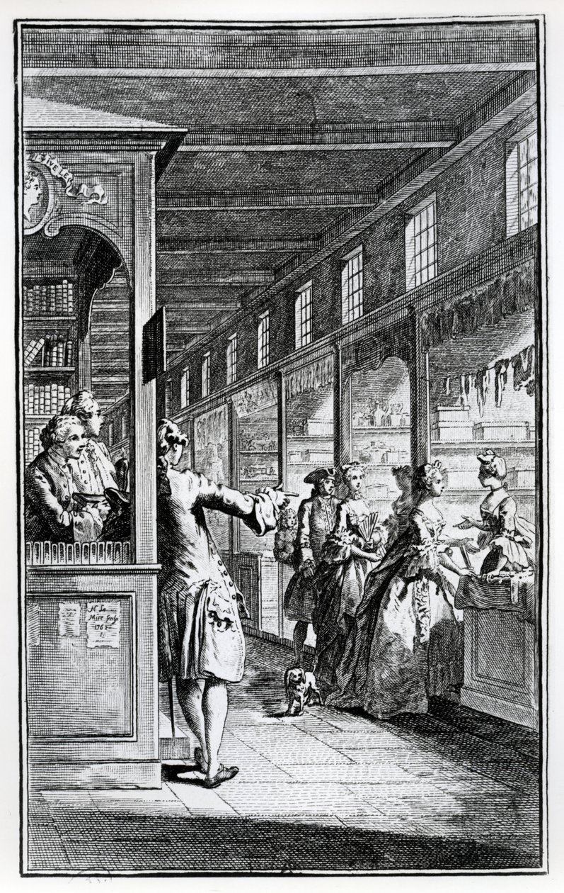 "Esse rosto é melhor que todas as suas músicas", gravado por Noel le Mire (1724-1801), 1762 de Hubert Francois Gravelot