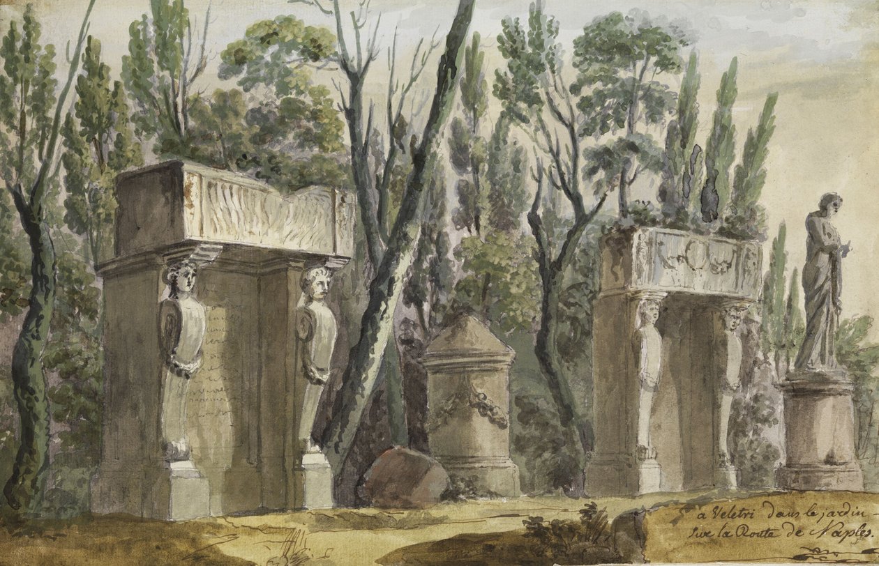 Park von Veletri de Hubert Robert