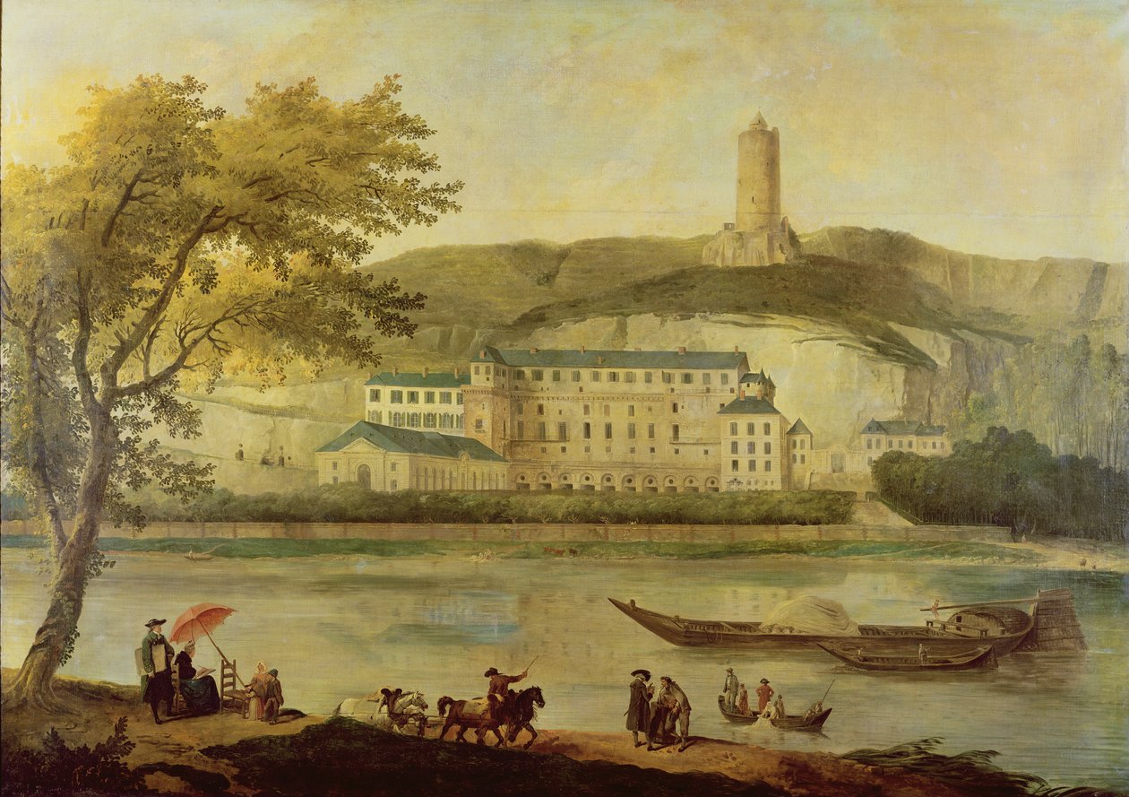 O Chateau de La Roche-Guyon de Hubert Robert