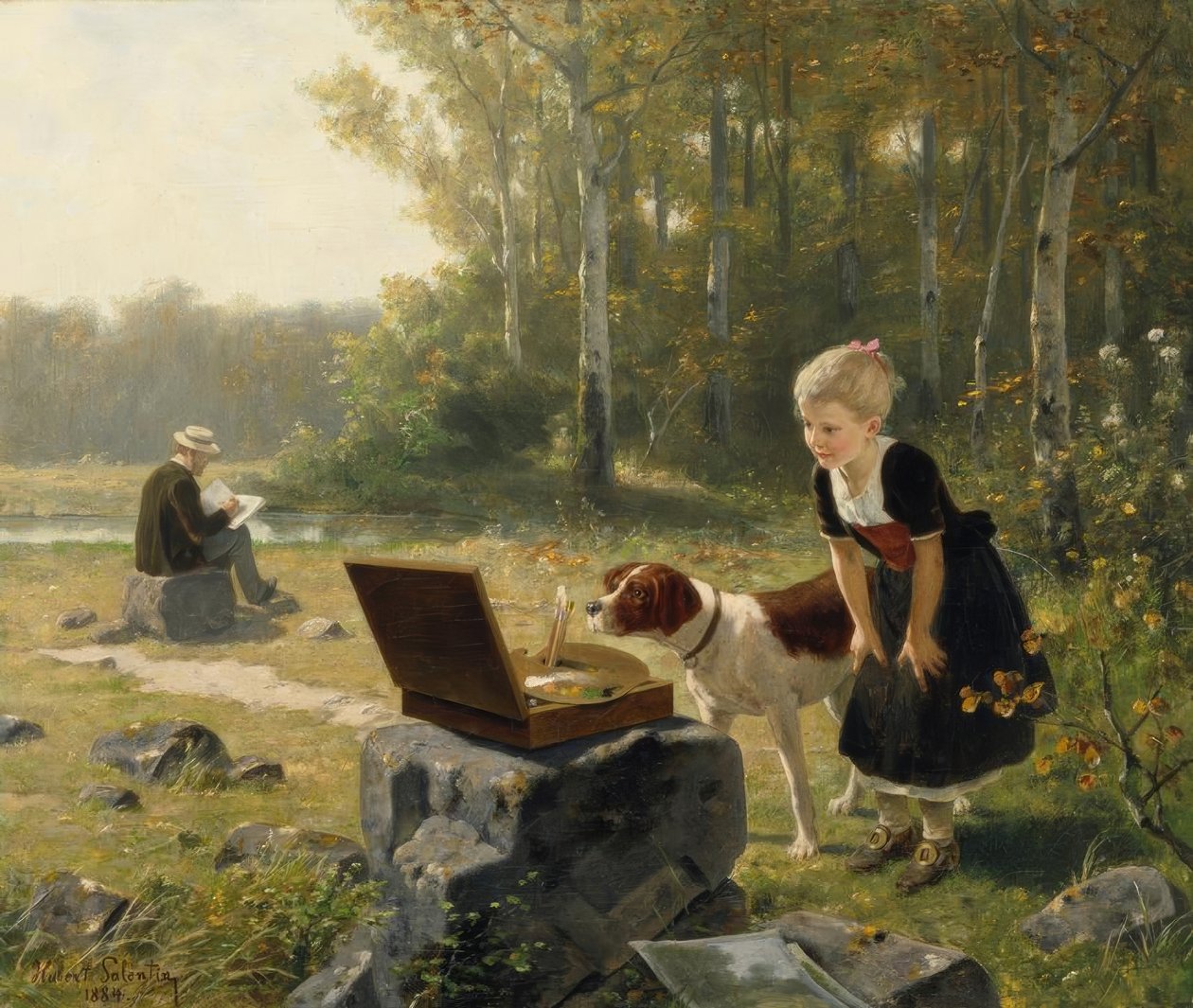 Os amantes da arte de Hubert Salentin