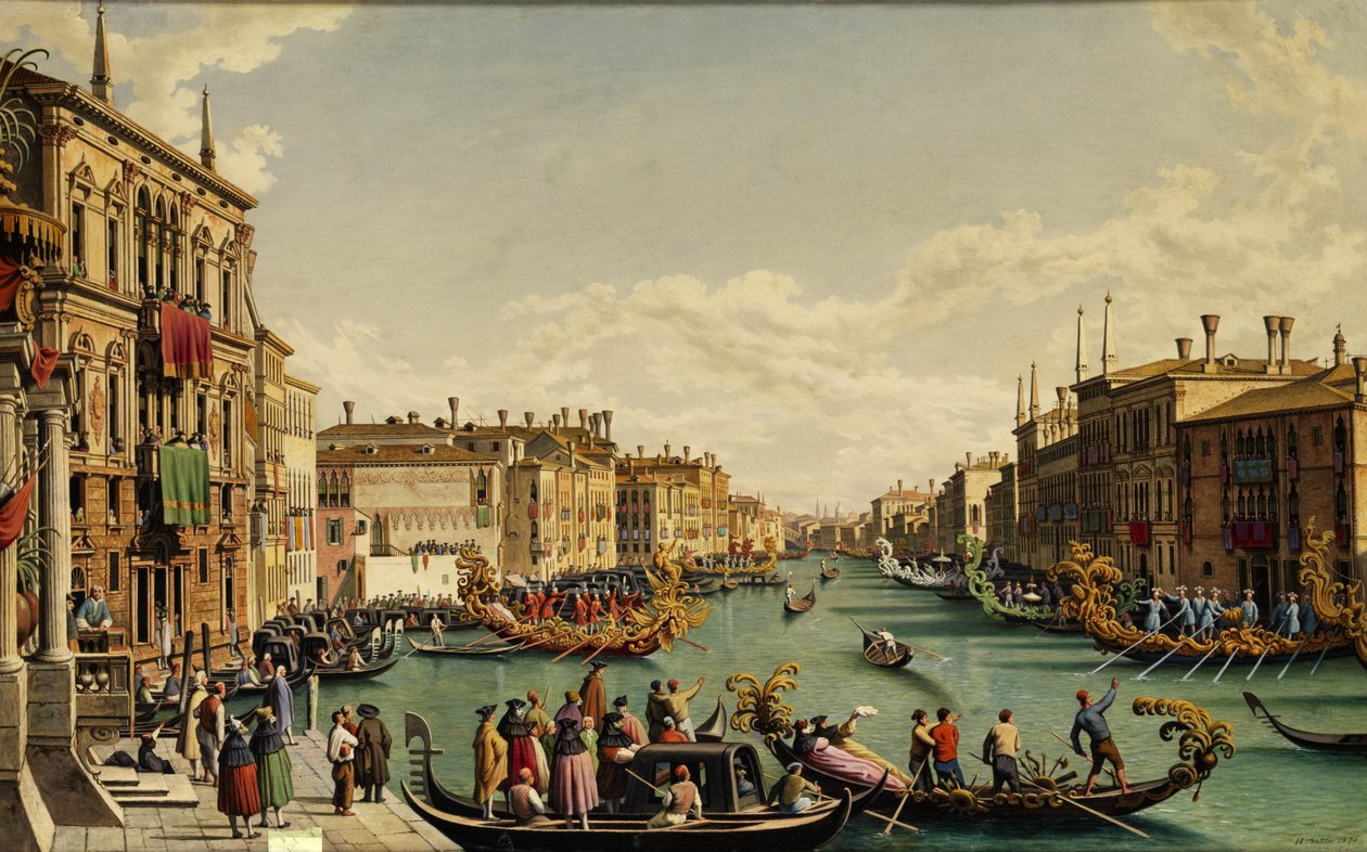 O redentore festa em Veneza de Hubert Sattler