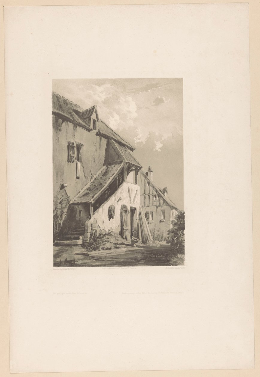 Fachada de uma antiga quinta de Hubert Clerget