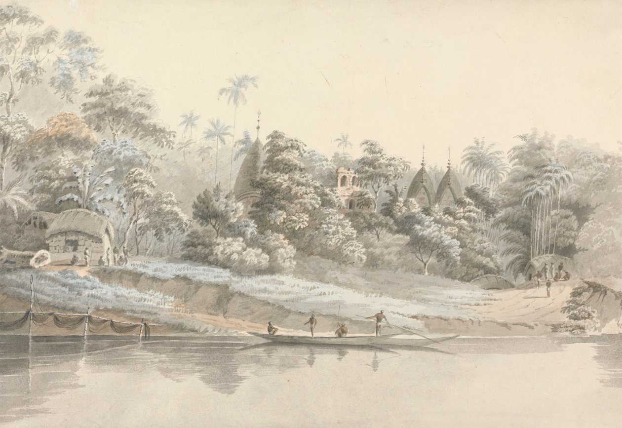 Aldeia em Colna (Índia) de Hubert Cornish