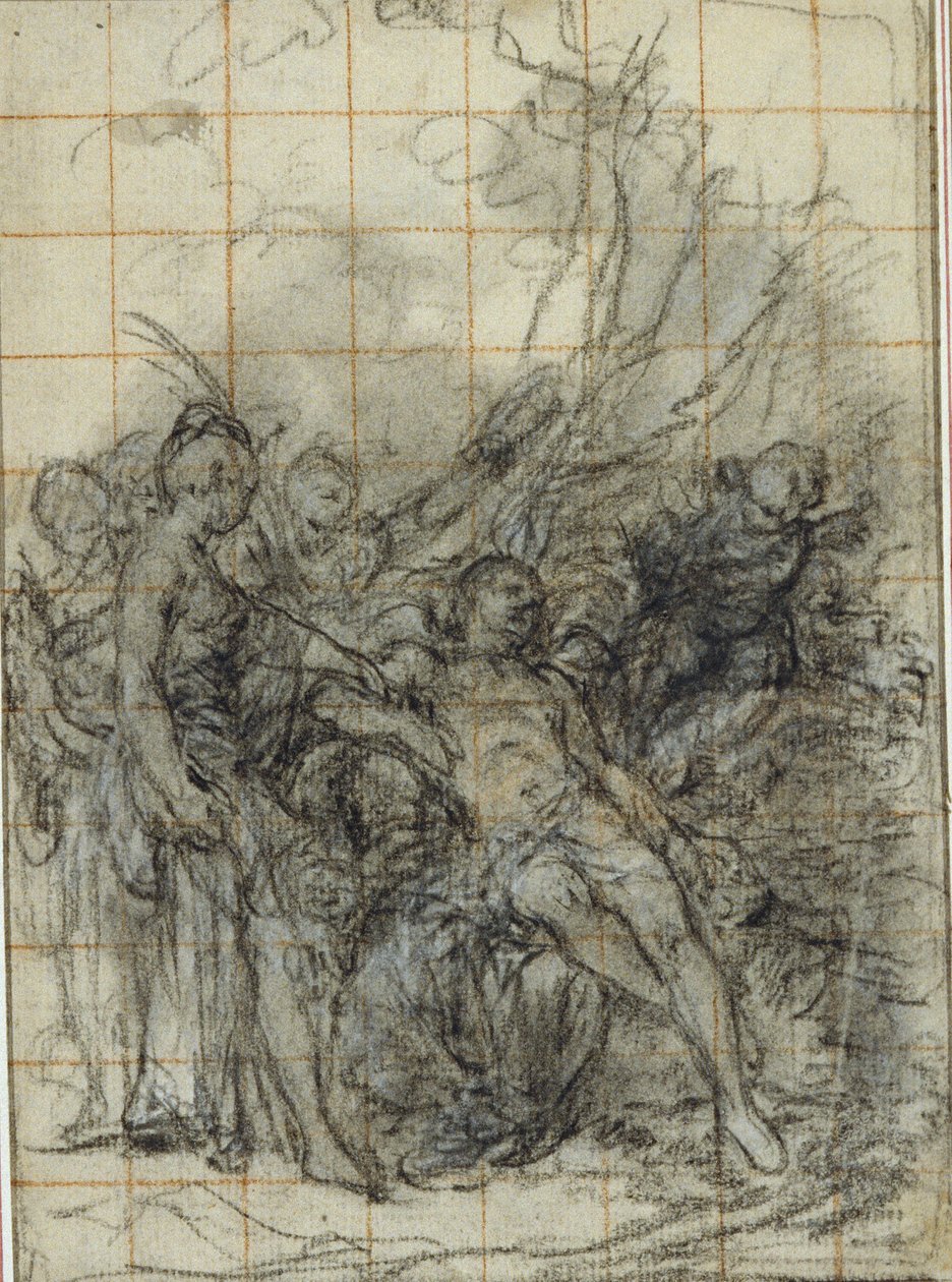 Morte de Adônis (?) de Hubert Francois Gravelot