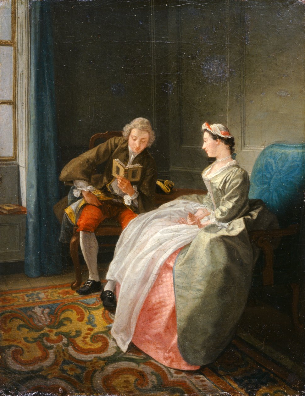 O leitor de Hubert Francois Gravelot