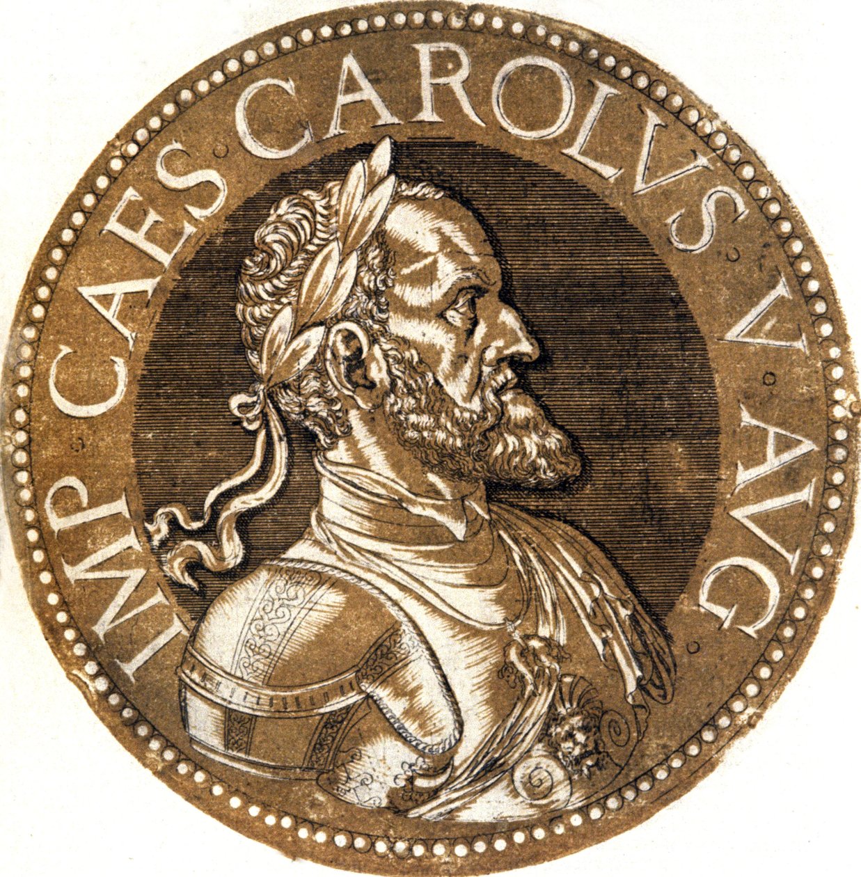Carlos V, Santo Imperador Romano de Hubert Goltzius