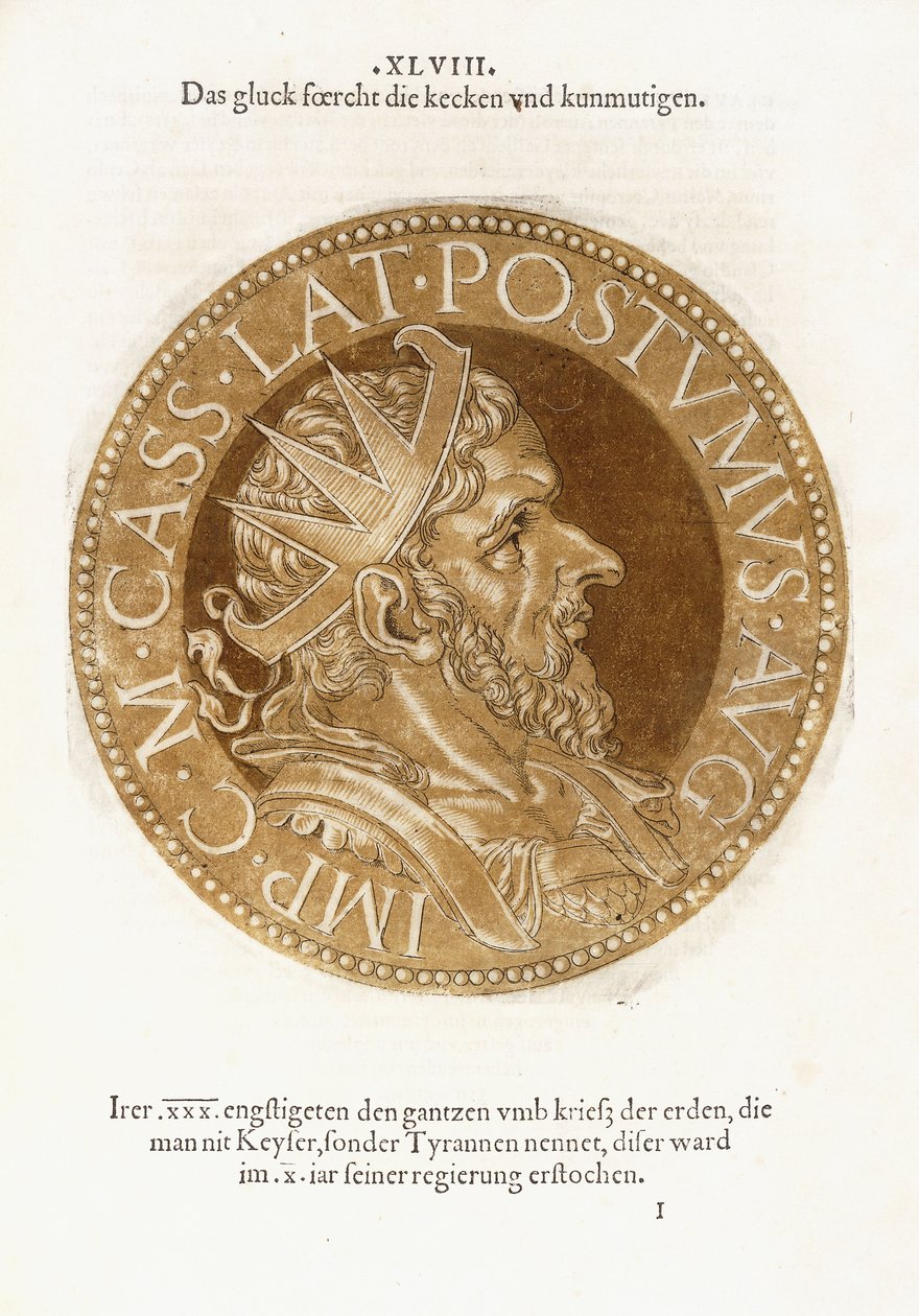 Marcus Cassia Latinius POSTUMUS de Hubert Goltzius