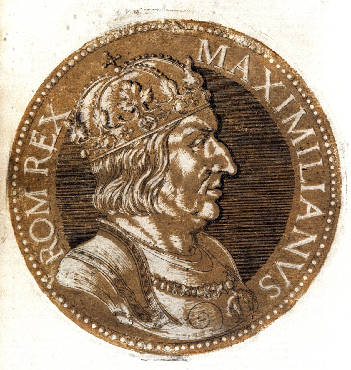 Maximiliano I de Habsburgos de Hubert Goltzius
