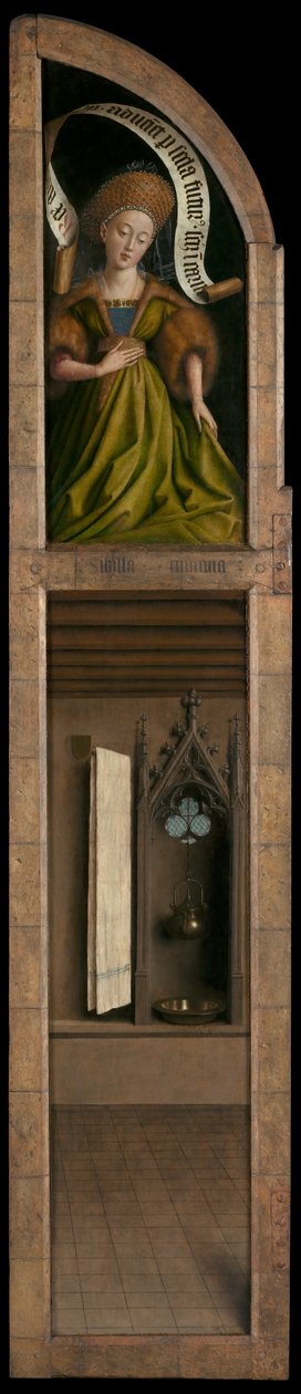 Cumaean Sibyl, do exterior da ala direita do Altar Peça de Gand de Hubert & Jan van (1390 1441) Eyck