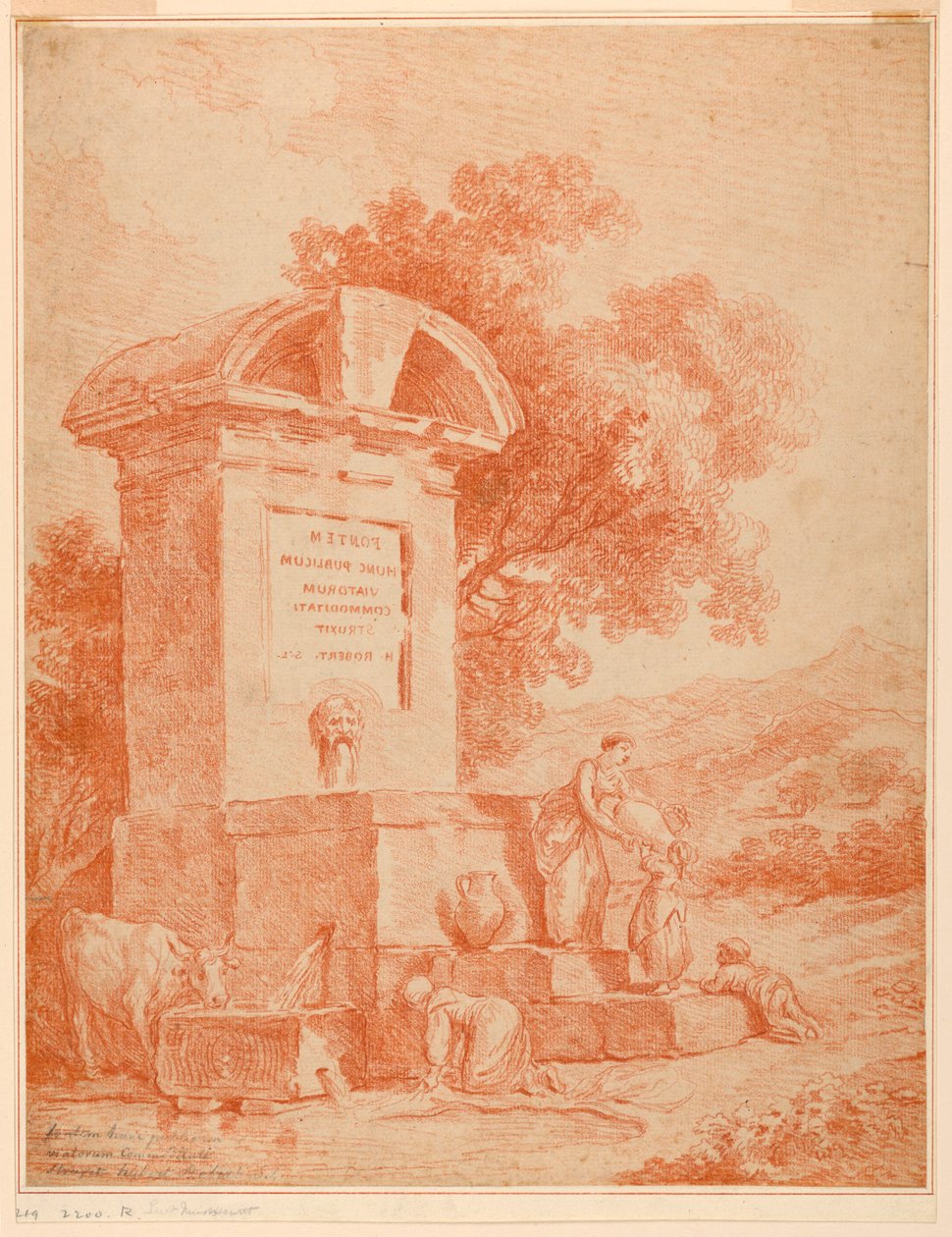 Uma fonte romana (contraprovada) de Hubert Robert