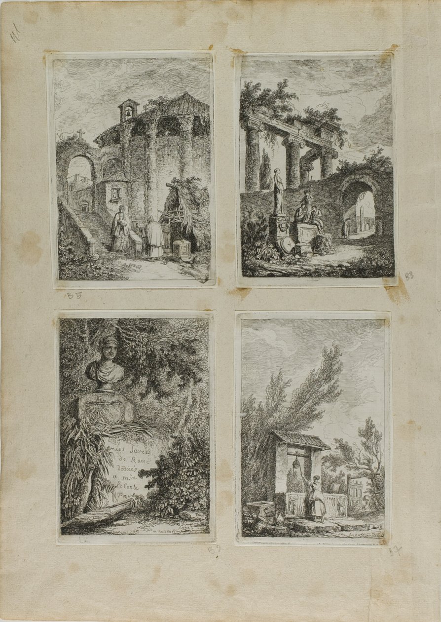 Noites em Roma de Hubert Robert