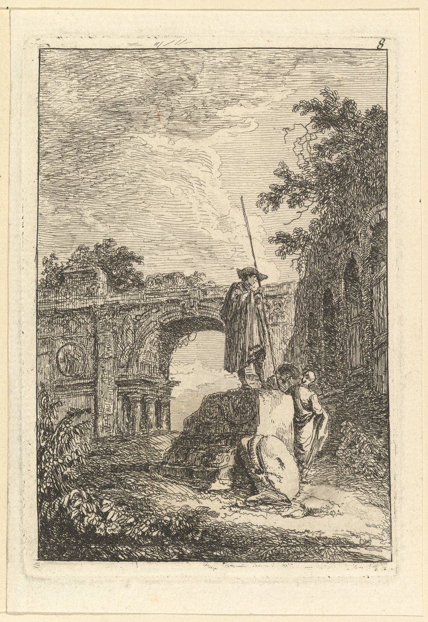 LArc de Triomphe.nd de Hubert Robert