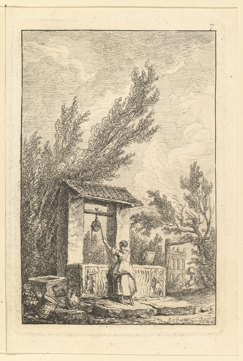 The Well.nd de Hubert Robert
