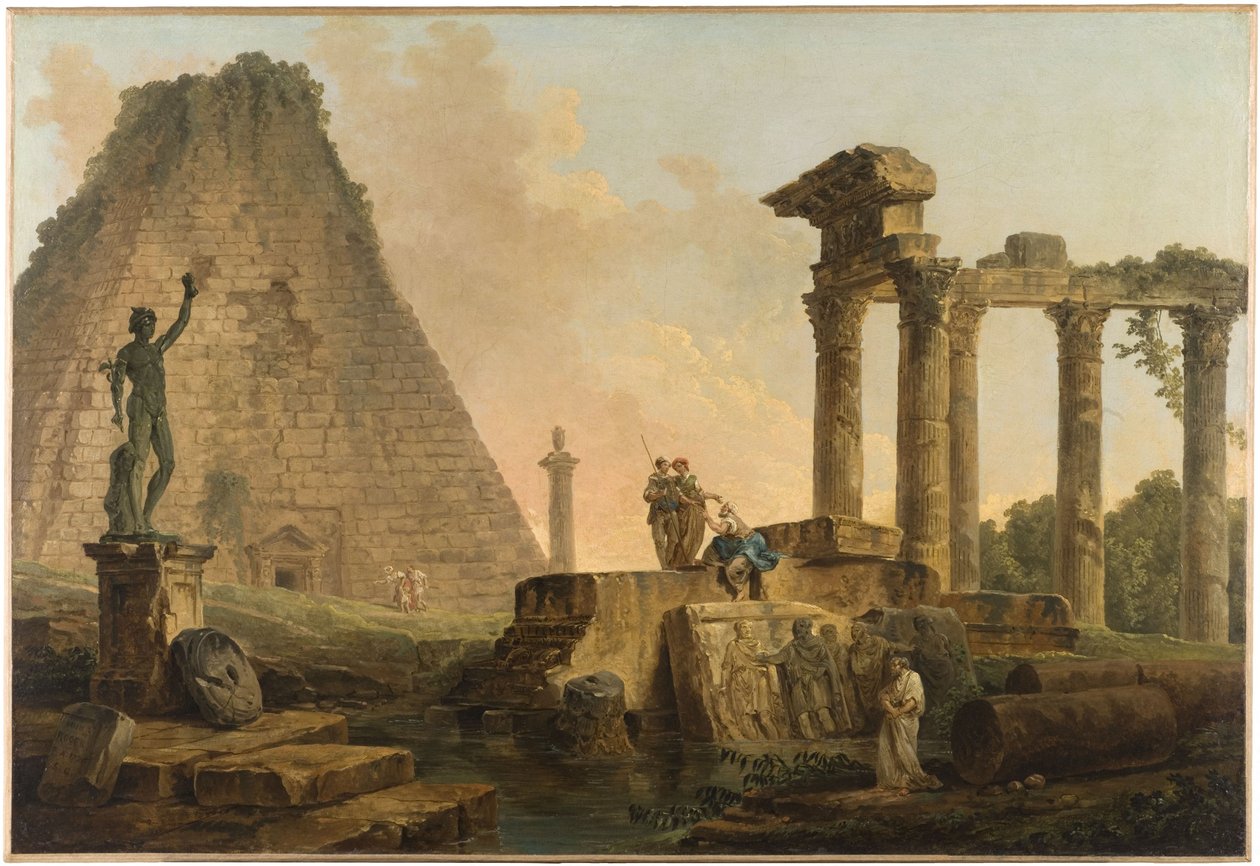 Ruínas romanas de Hubert Robert