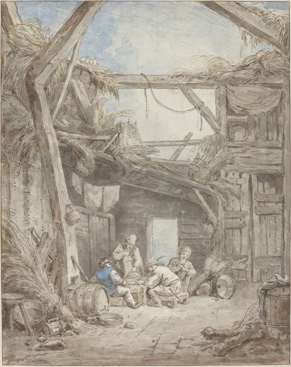 Fazenda Arruinada de Hubert Robert