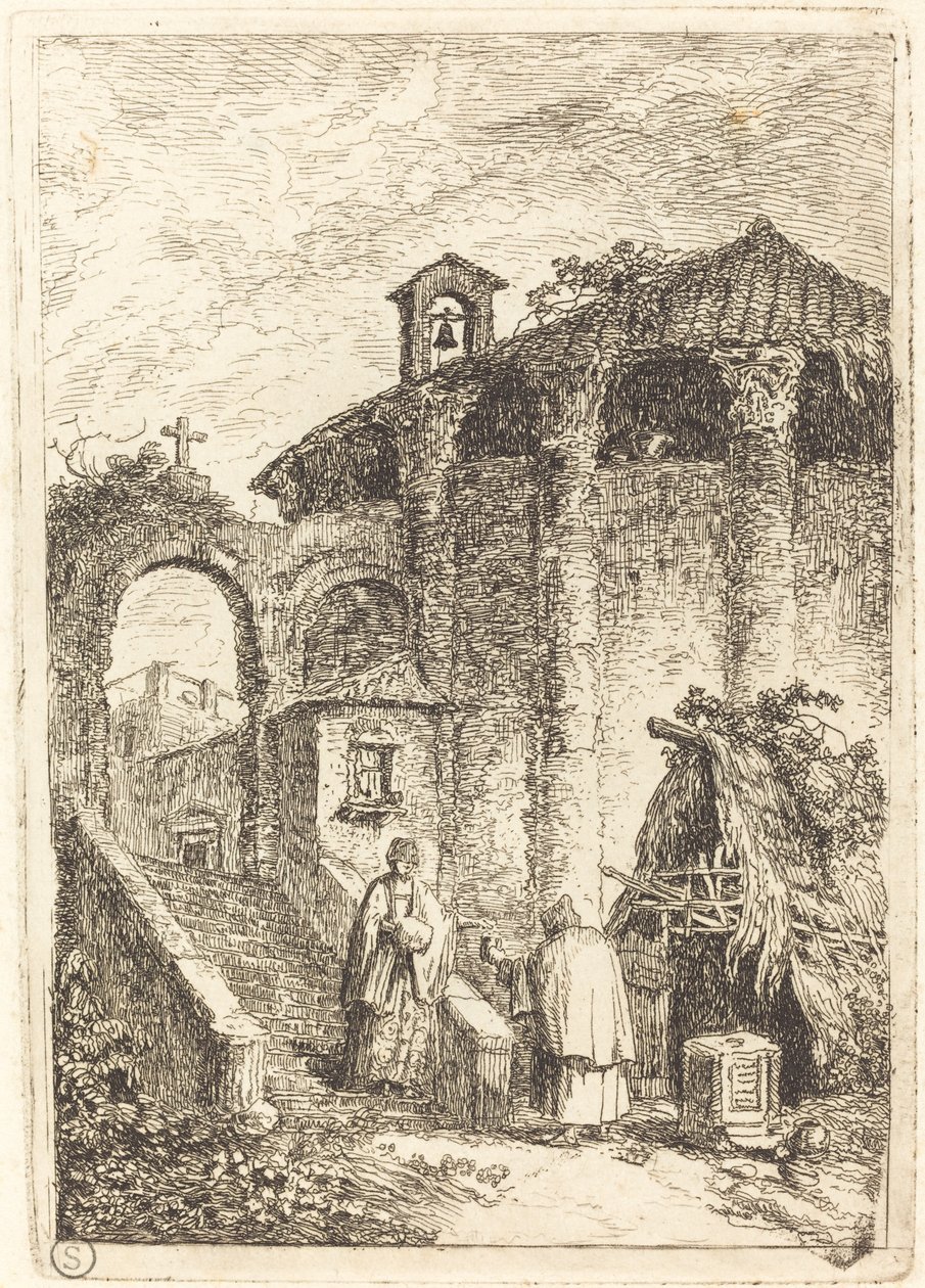 O Templo Antigo de Hubert Robert