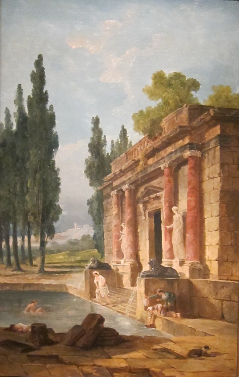 O Banhista de Hubert Robert