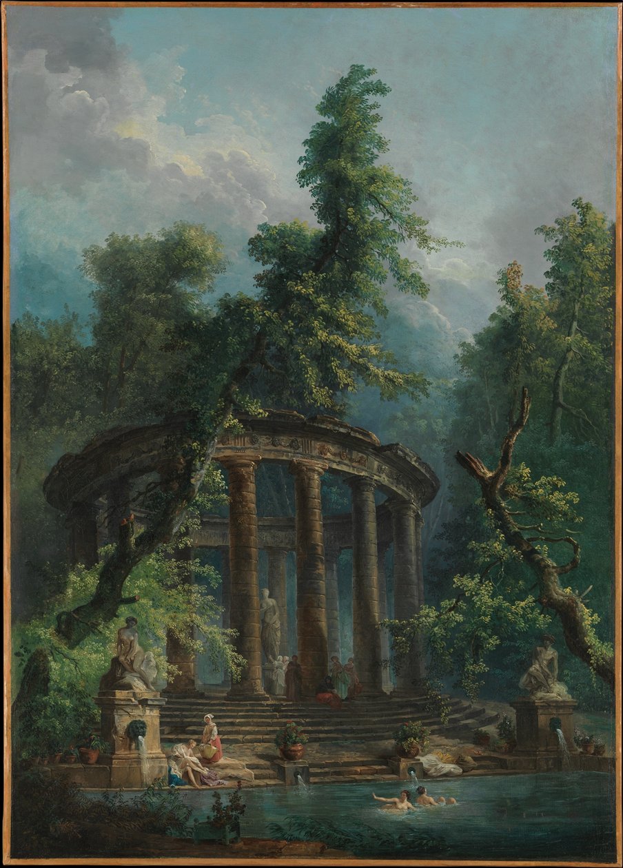 O tanque de banho de Hubert Robert
