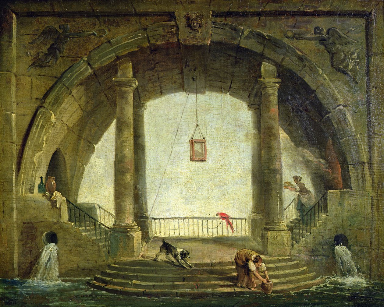 A fonte de Hubert Robert