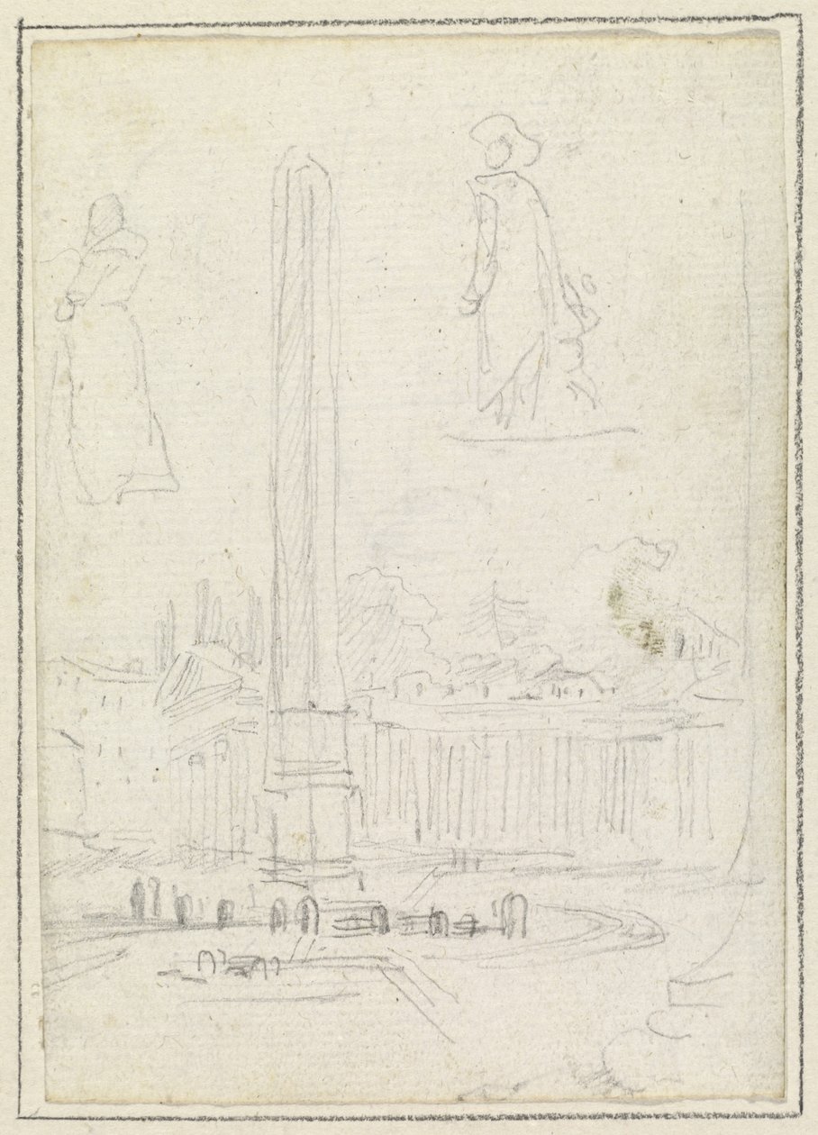 O Obelisco na Praça de São Pedro de Hubert Robert