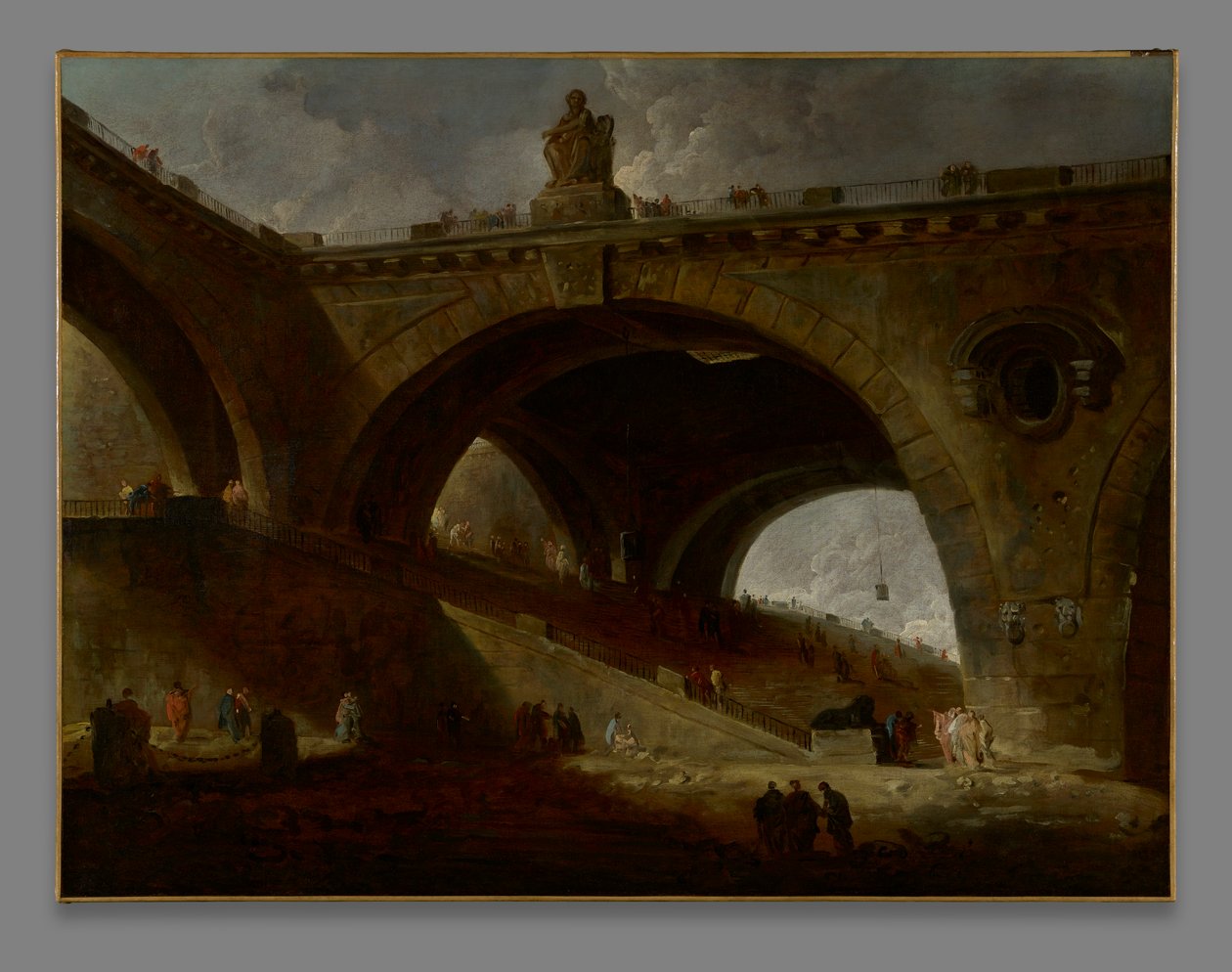 A Ponte Velha de Hubert Robert