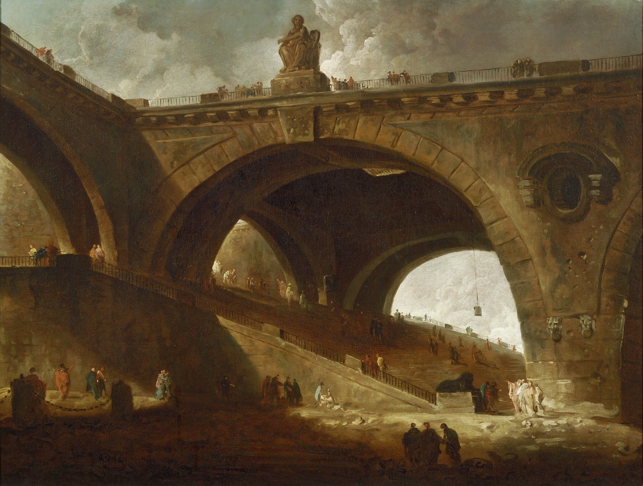 A Ponte Velha de Hubert Robert