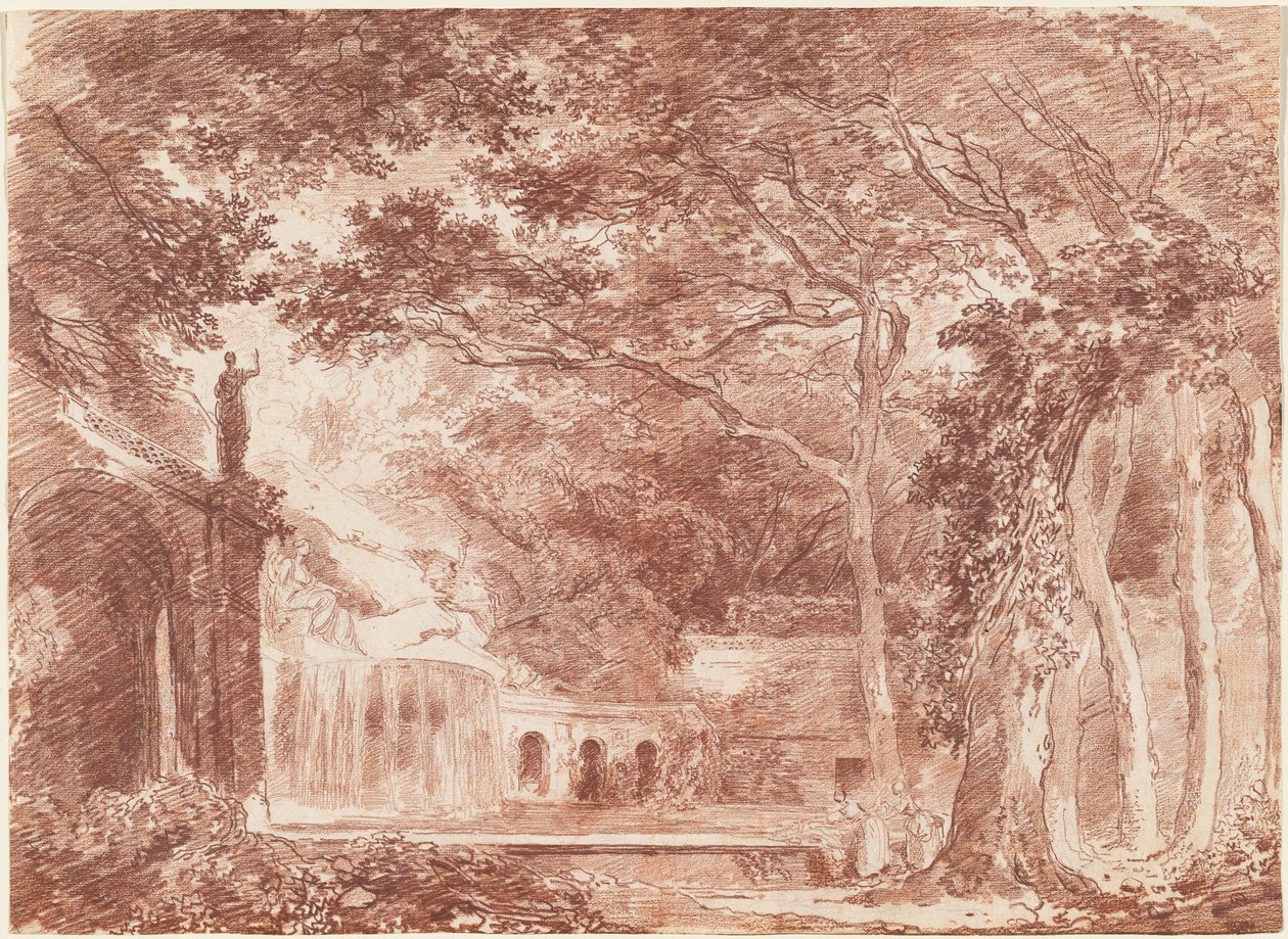 A Fonte Oval nos Jardins da Villa d