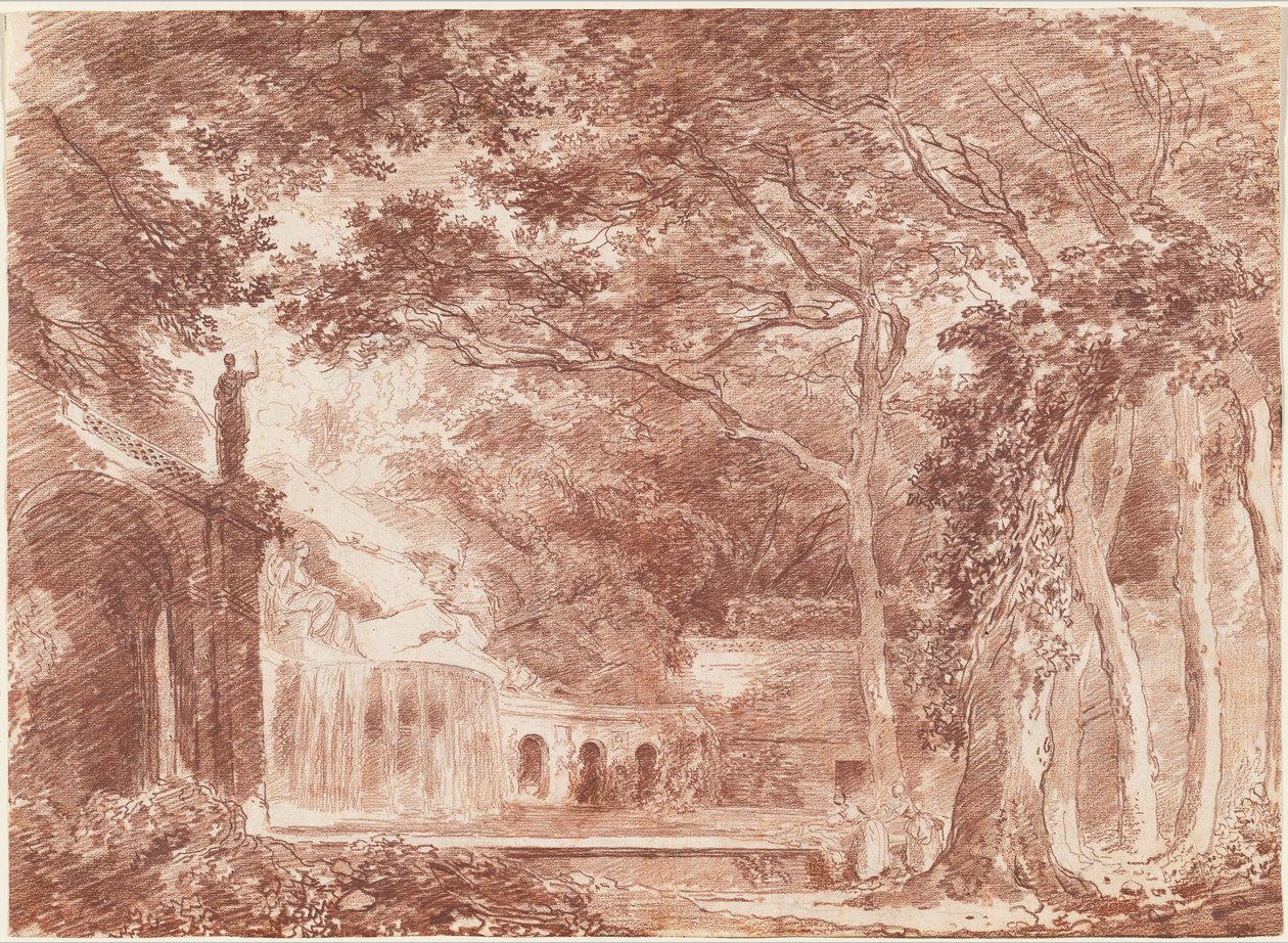 A Fonte Oval nos Jardins da Villa d