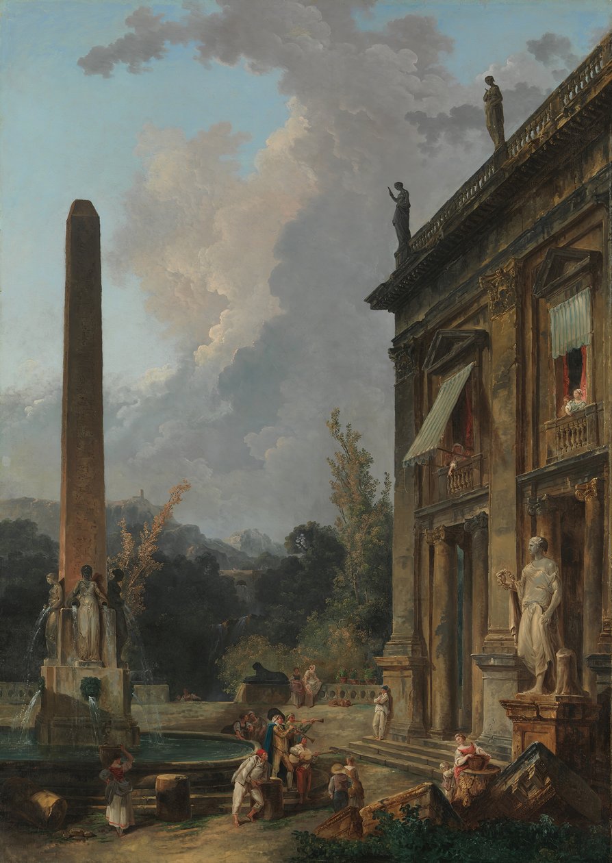 Menestréis errantes. de Hubert Robert