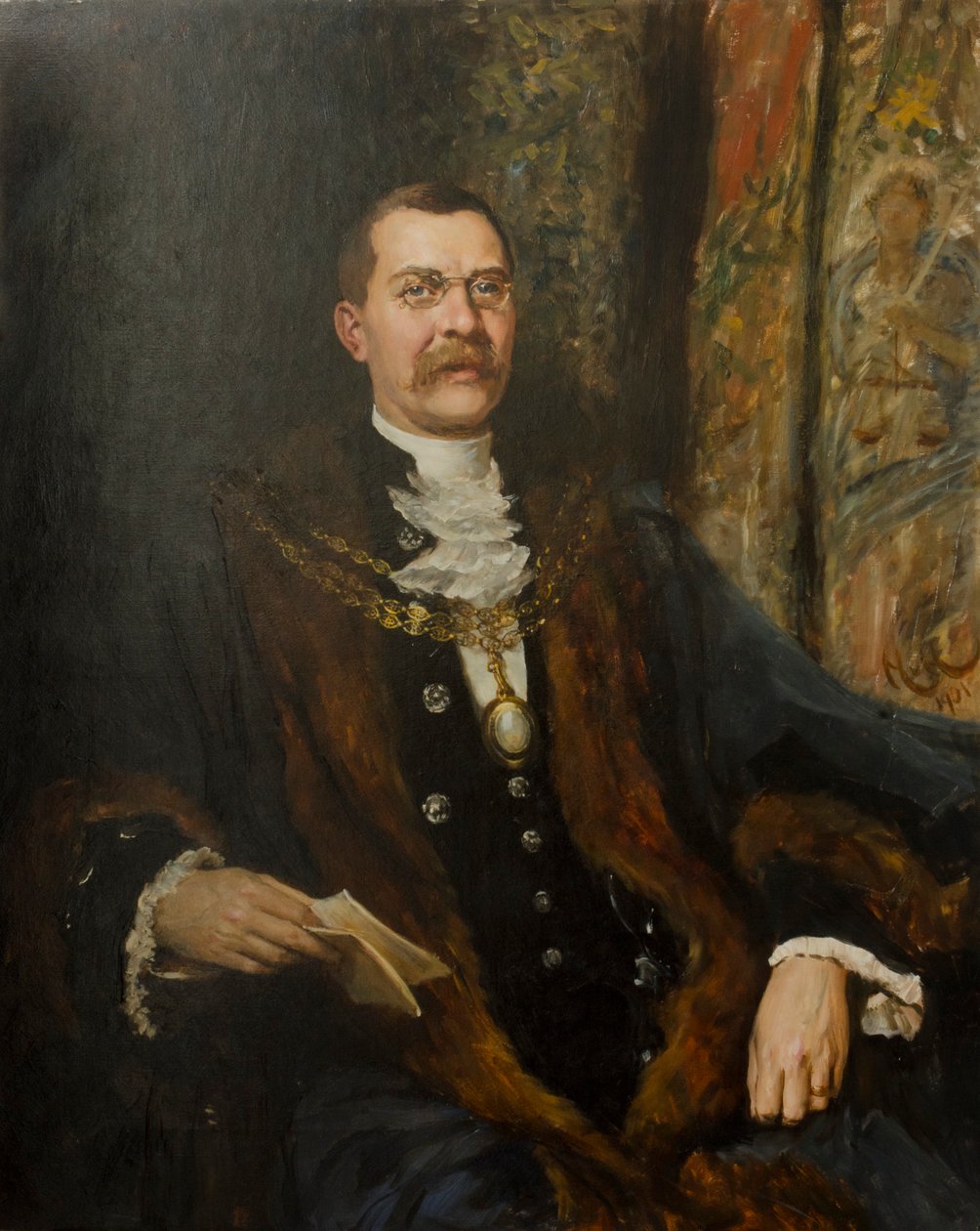 Alderman Sir George Hussey, 1901 de Hubert von Herkomer