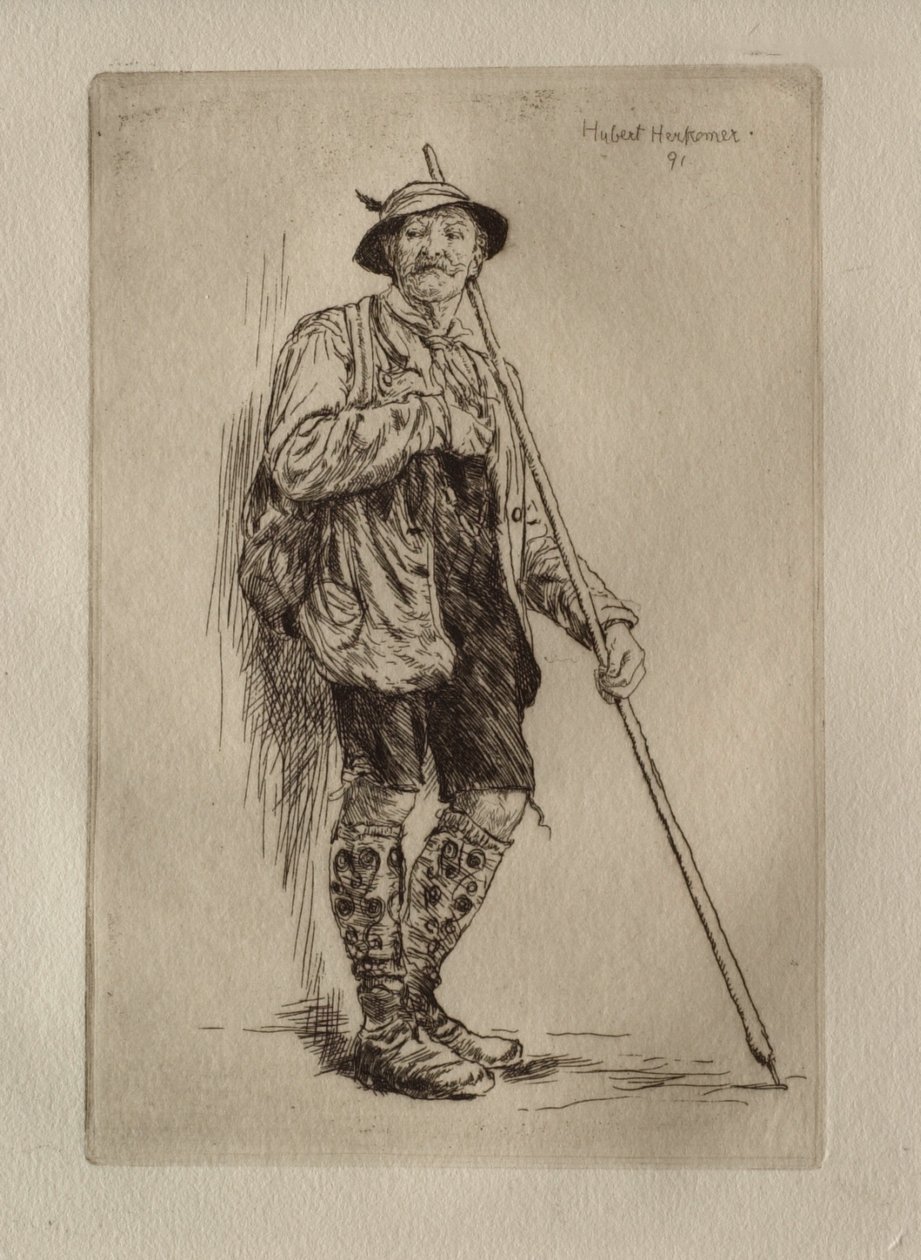 Camponês bávaro de Hubert von Herkomer
