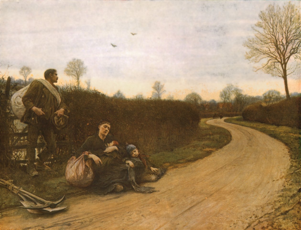 Tempos difíceis de Hubert von Herkomer