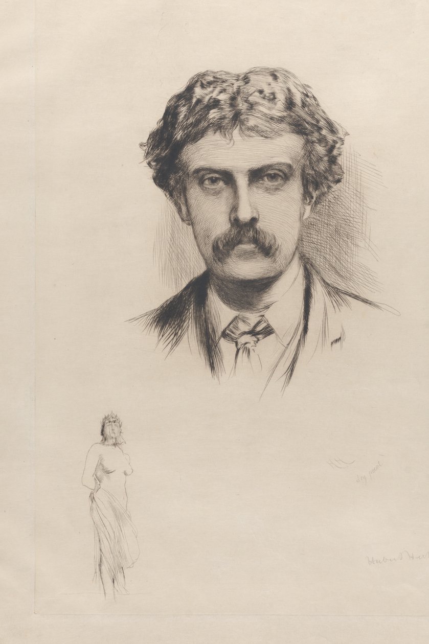 Retrato de Cecil Lawson, 1882. de Hubert von Herkomer