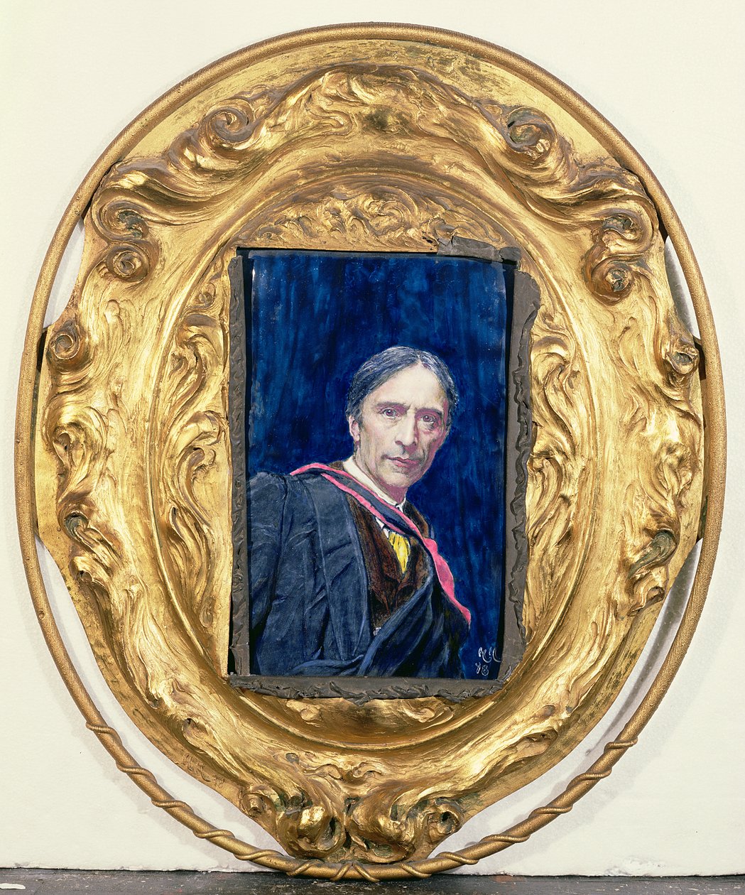 Auto-retrato do artista, 1878 (óleo) de Hubert von Herkomer