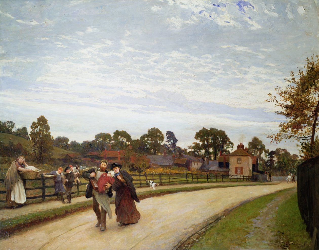 O primogênito, 1887 de Hubert von Herkomer
