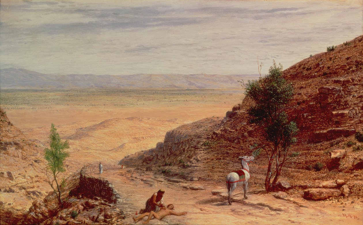 A estrada entre Jerusalém e Jericó de Hubert von Herkomer