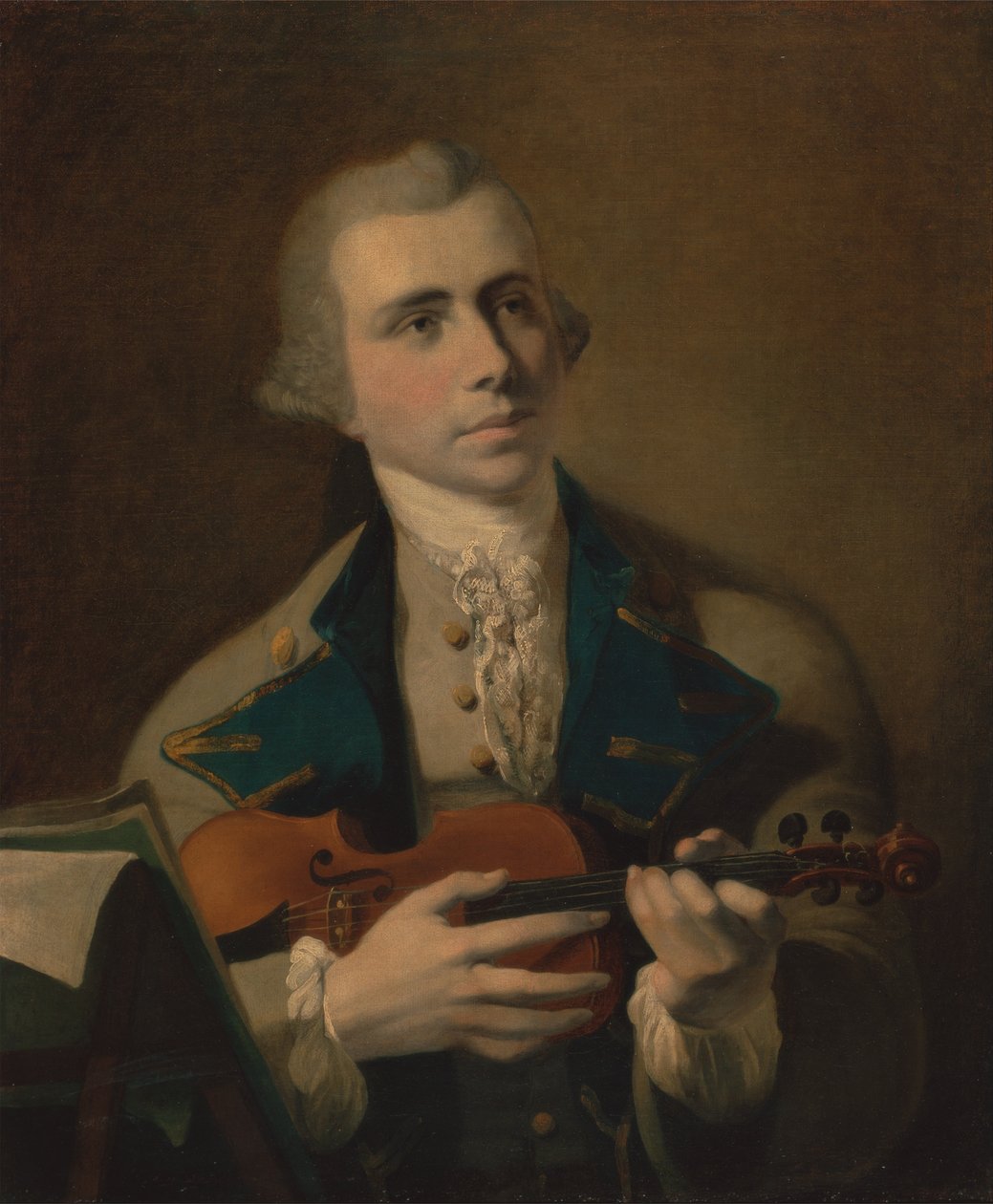 Retrato de um homem, provavelmente um auto-retrato de Hugh Barron