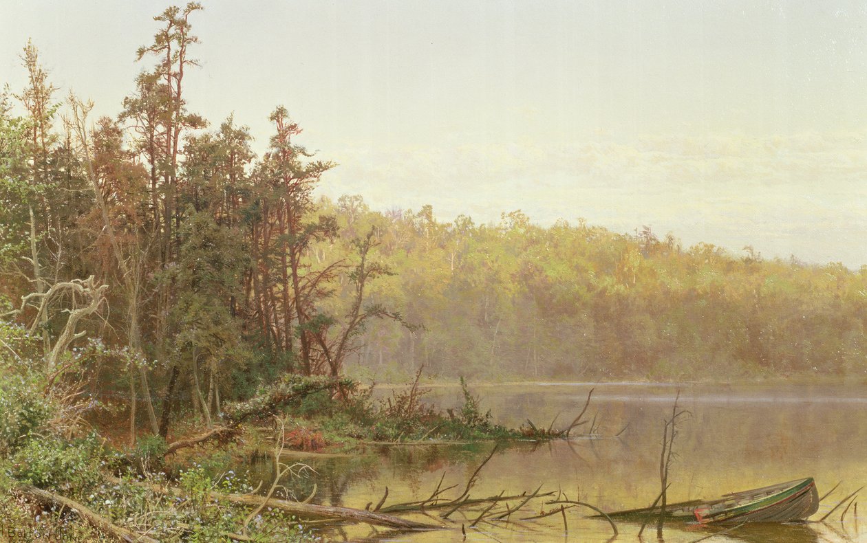 Noite no Severn, 1874 de Hugh Bolton Jones