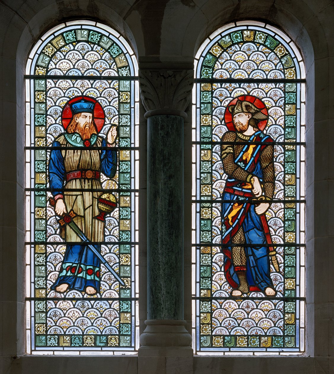 Hoarwithy, St Catherine, Belham & Co, Hugh Arthur Kennedy, Joshua & Ezekiel, c.1885 de Hugh Arthur Kennedy