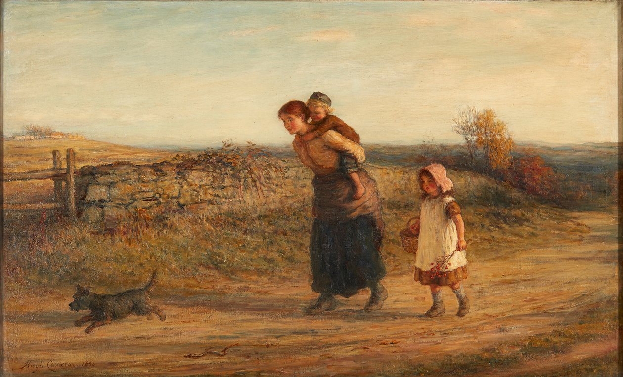 Alegria Rústica (óleo sobre tela) de Hugh Cameron