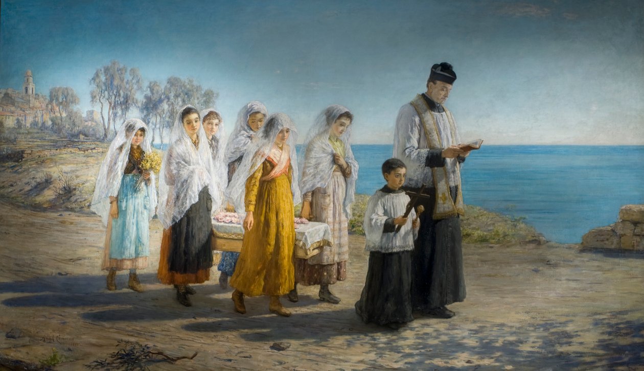 O funeral de uma menina na Riviera de Hugh Cameron
