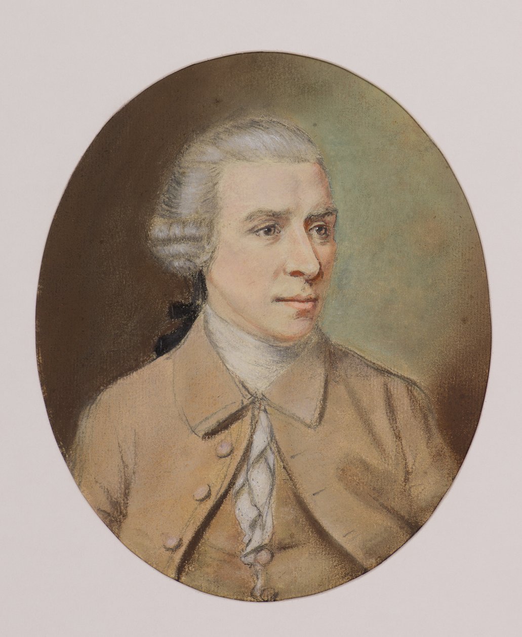 Retrato de um homem (ou Gavin Hamilton) de Hugh Douglas (manner of) Hamilton