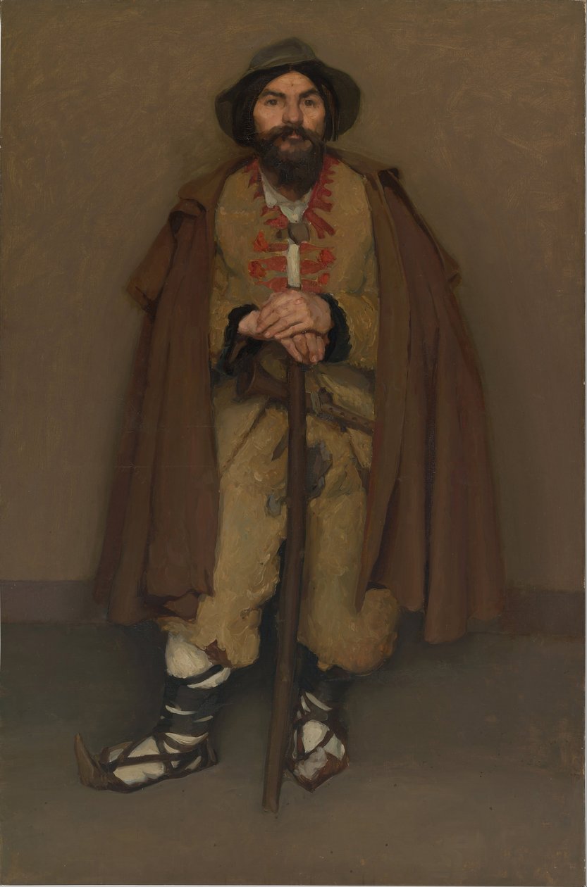 Um pastor da montanha, 1901 de Hugh Ramsay