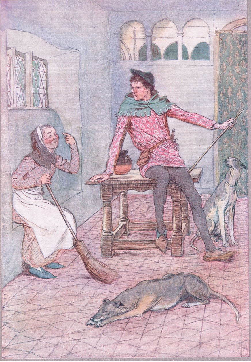 Não tem a sua adoração uma necessidade acima do seu olho , ilustração de The Merry Wives of Windsor, 1910 de Hugh Thomson