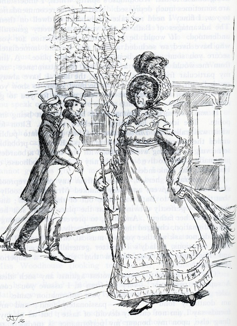 Ilustração para "Emma" de Jane Austen (ilustração) de Hugh Thomson