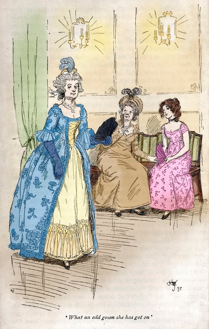 Abadia de Jane Austen Northanger de Hugh Thomson