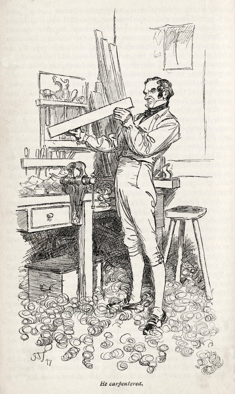 O romance de Jane Austen "Northanger Abbey" - de Hugh Thomson